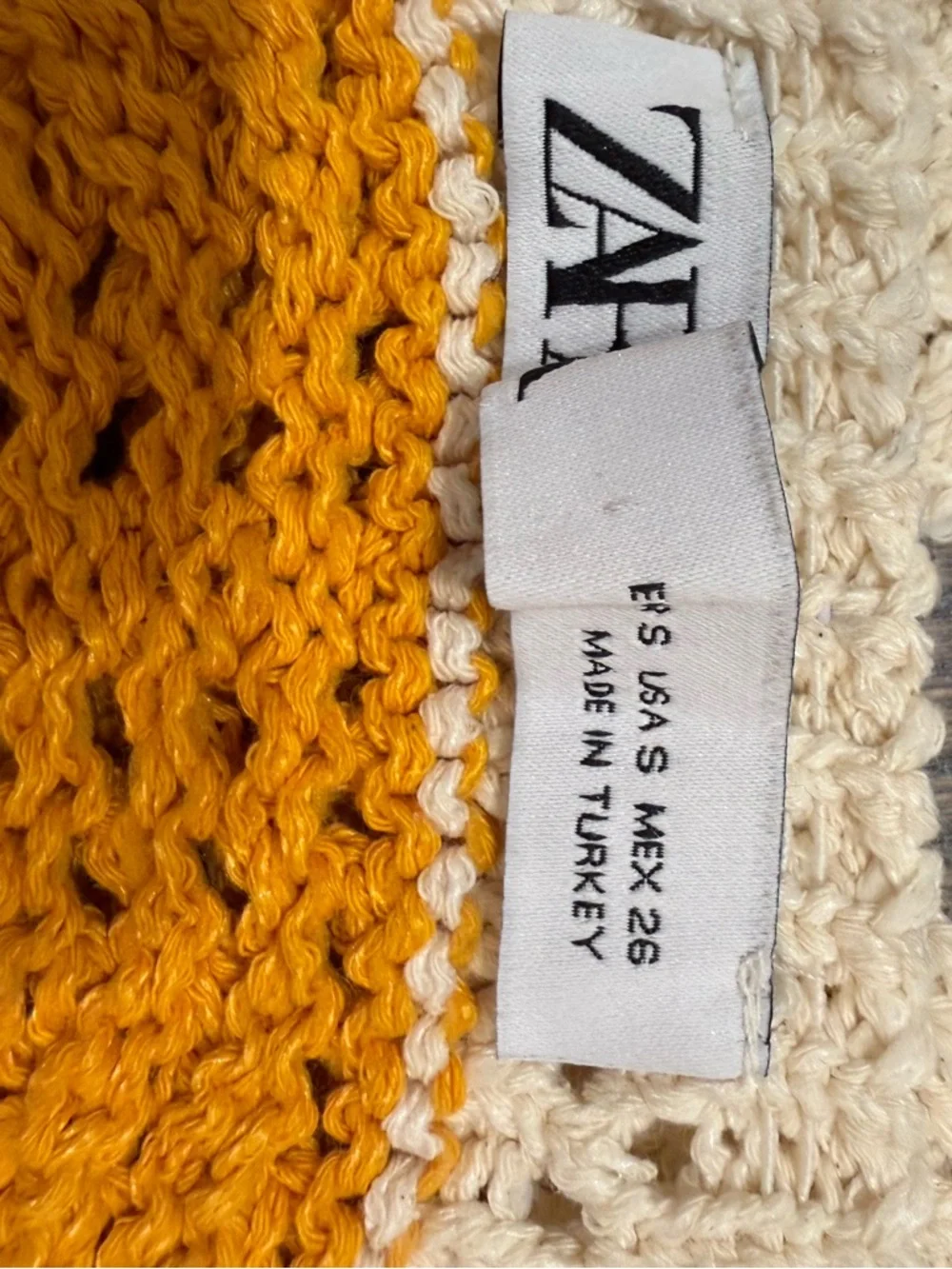 Zara Coachella/Festival Style Crochet Bralette with Matching Open Cardigan - Picture 5 of 5